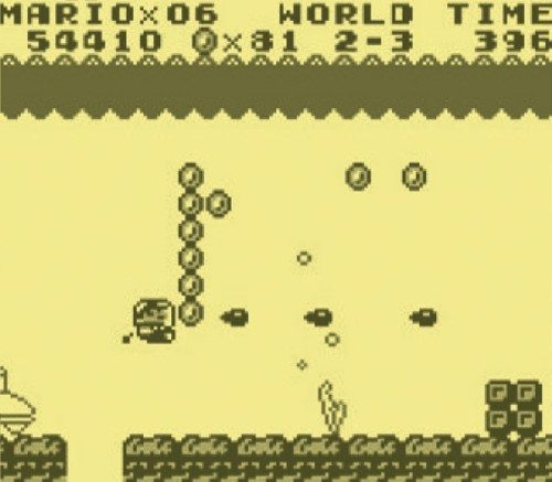 Klempner bleibt bei denen Rohren? Ein Novum: Mario steigt im laufe des Spiels in ein Uboot und in ein Flugzeug! 
