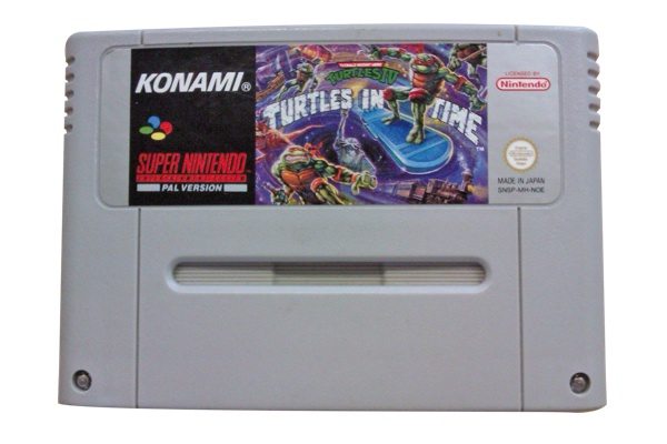 Das "Turtles in Time" PAL Modul für das Super Nintendo!