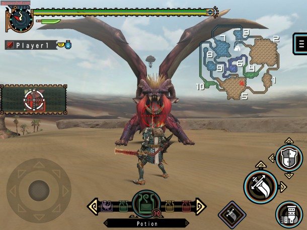 Monster Hunter Freedom Unite iOS 3