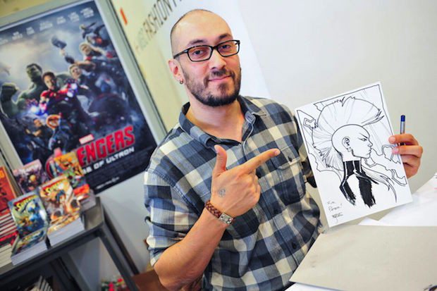 Der Zeichner der X-Men und der kommenden Avengers Comic-Serie Mahmud Asrar!